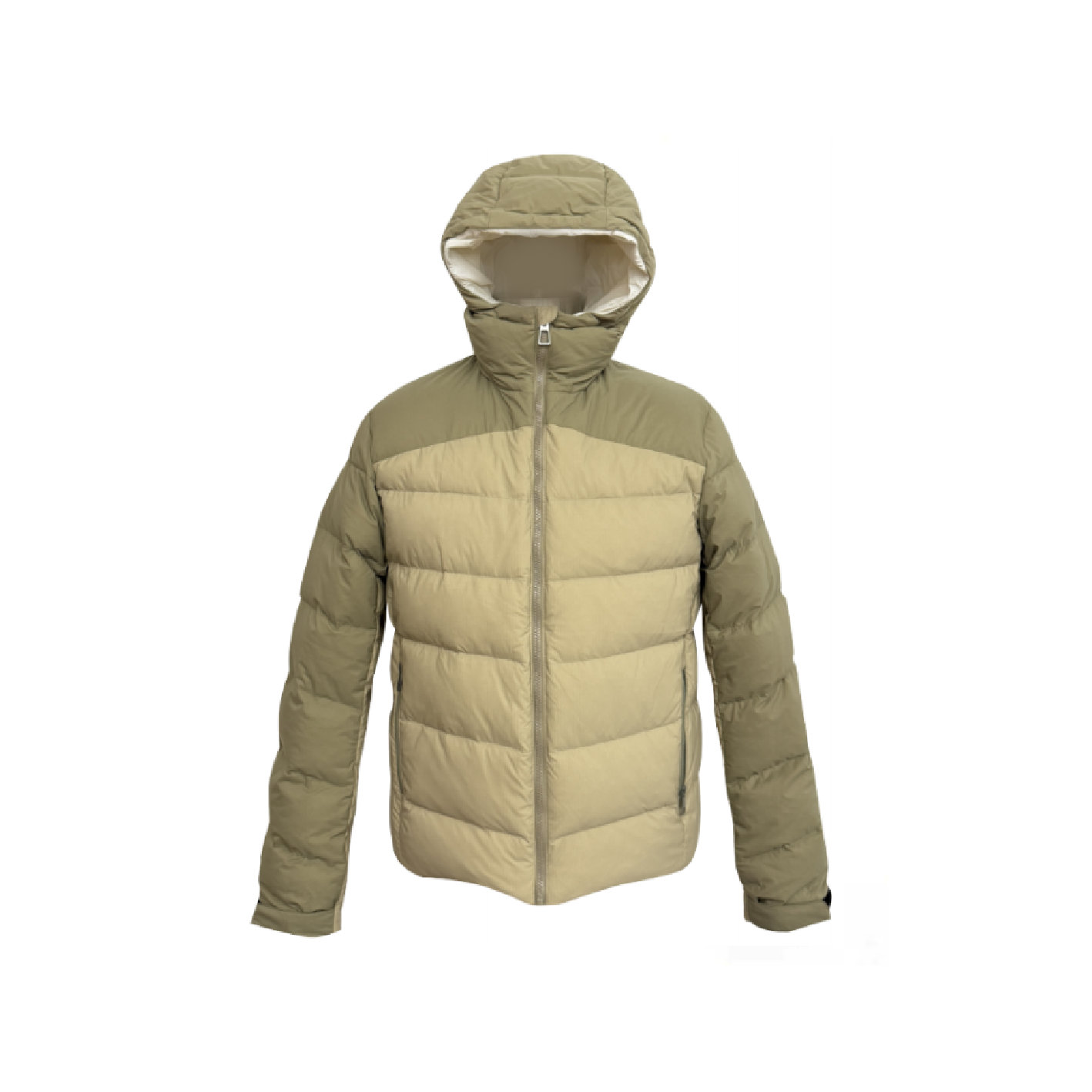 Men's 150g Goose Down Hooded Jacket, Nylon DWR Fabric