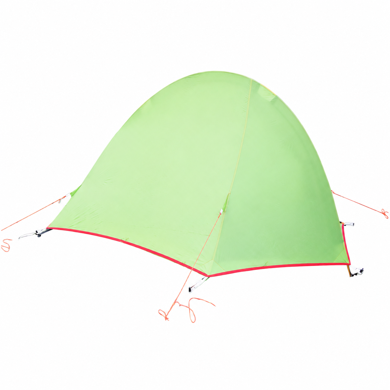 Ultralight 1 Person Single Pole Double Side Tent, Portable Lightweight Backpacking Tent for Short Hiking Camping