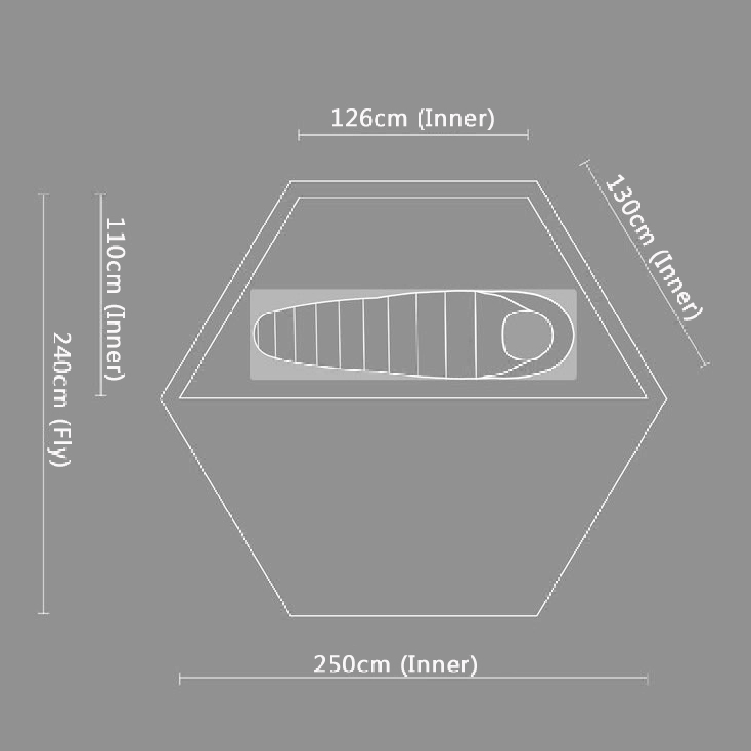 1 Person Outdoor Ultralight Summer Camping Tent Professional Teepee Trekking Pole Backpacking Camouflage Field Game