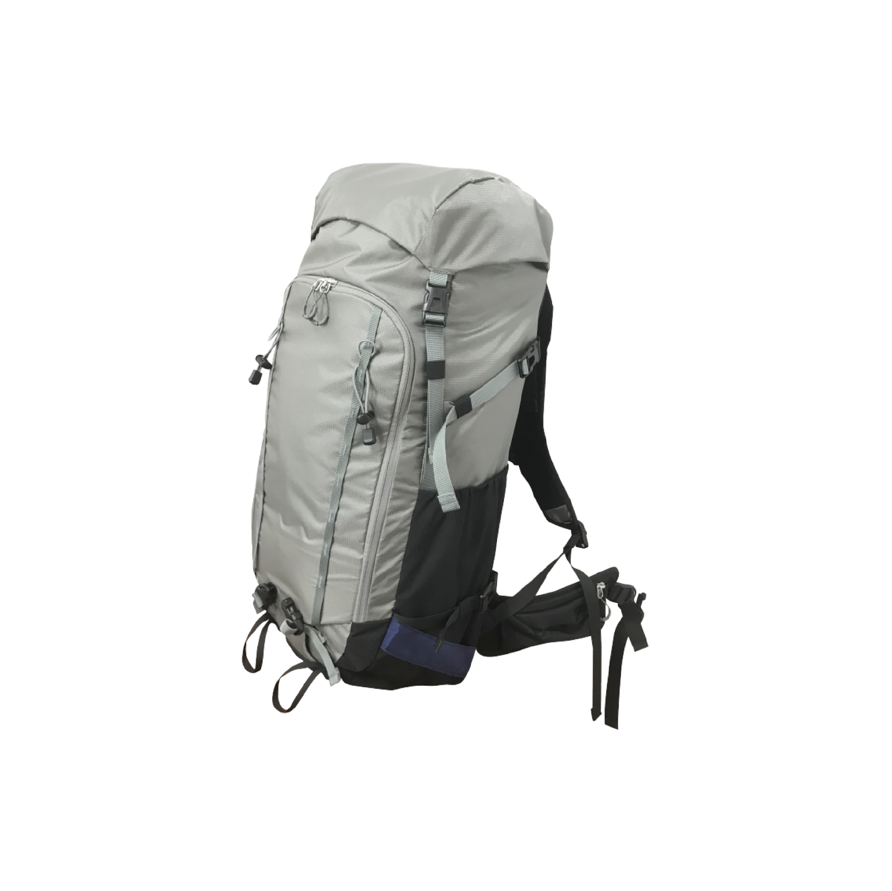 35L Lightweight Hiking Backpack - Durable Gray Outdoor Trekking Pack for Camping & Day Hikes