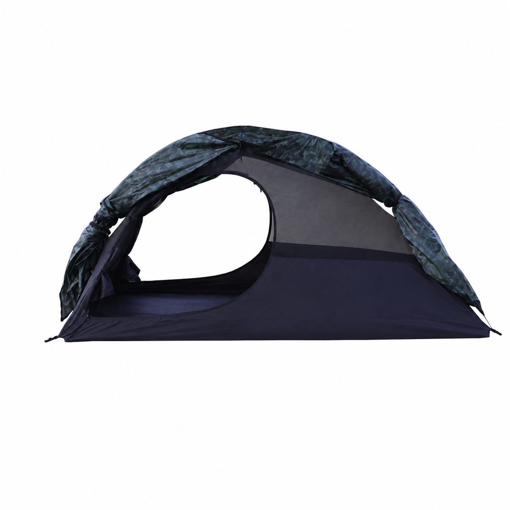 Ultralight 2 Person Double Layer Single Pole Tent 3 Season Waterproof Backpacking Mountaineering Camping Tent