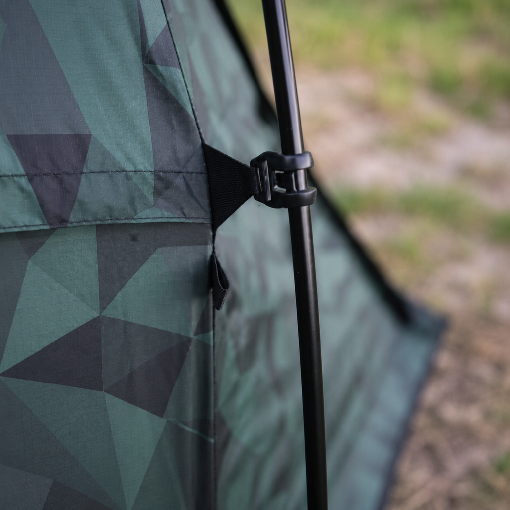 Ultralight 2 Person Double Layer Single Pole Tent 3 Season Waterproof Backpacking Mountaineering Camping Tent