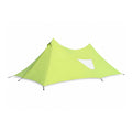Large A Tower Tent 70D Jacquard Nylon PU3000 Waterproof Event Camping Shelter for Family Group Commercial Use