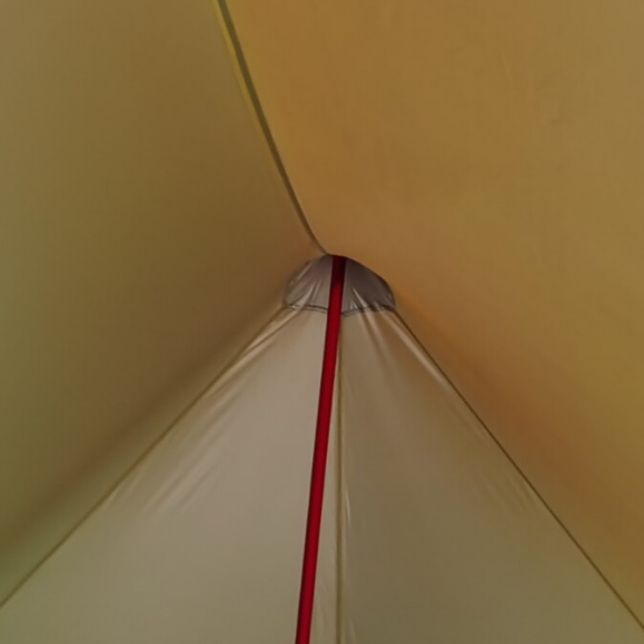Large 6-Arm Double Peak Curved Camping Canopy, Waterproof Sun Shade Tent for Outdoor Camping