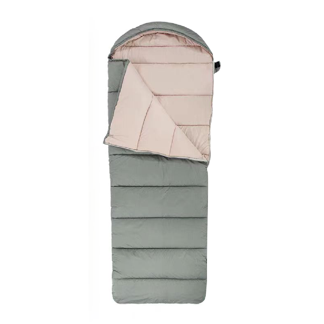 3-Season Cotton Flannel Sleeping Bag | Water-Resistant, Cozy for Spring to Fall Camping