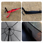 Stock Large Pyramid Camping Tent PU3000mm Waterproof Flame Retardant 40D Nylon Bell Tent