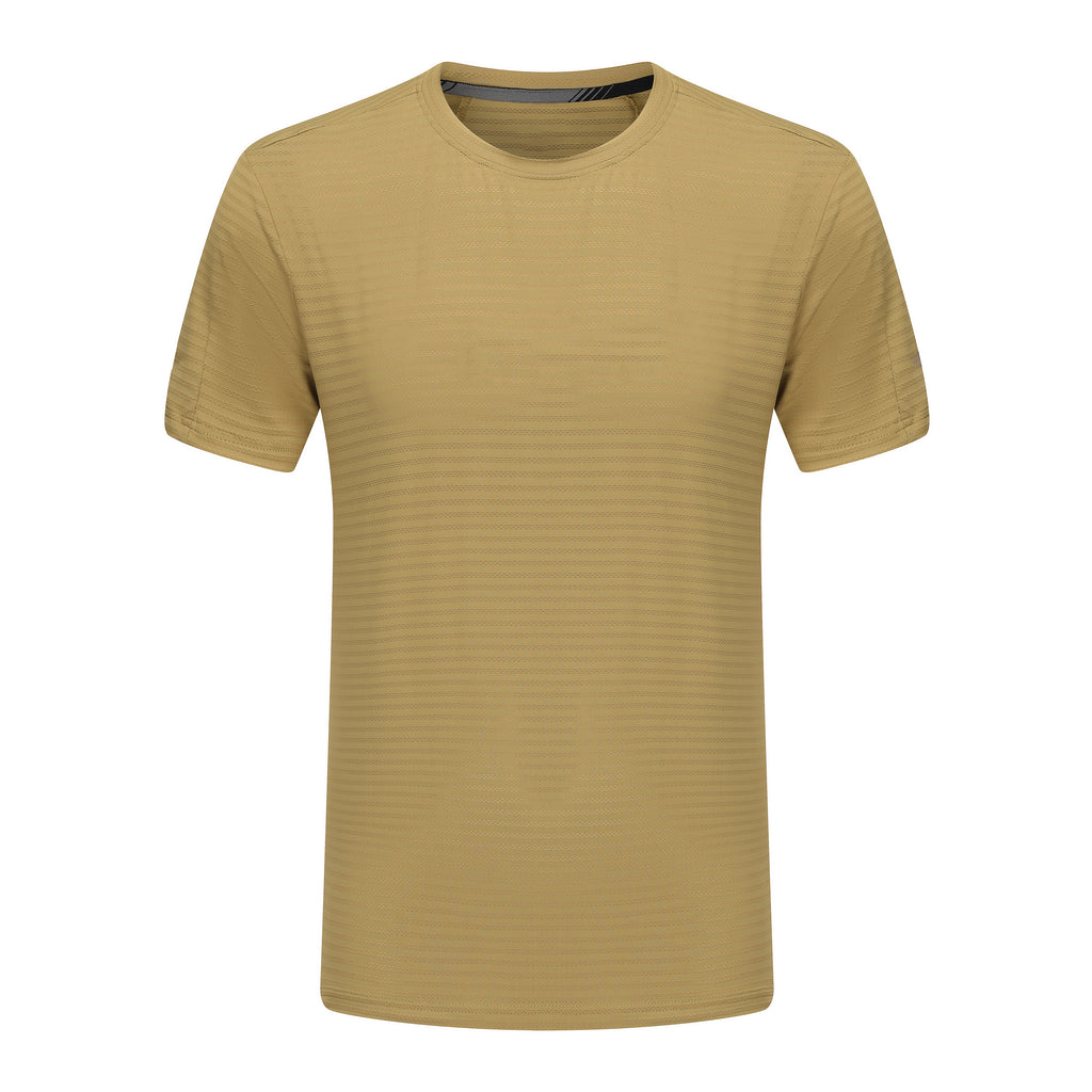 Men's Polyester Blend Casual Short Sleeve T-shirt