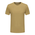 Men's Polyester Blend Casual Short Sleeve T-shirt