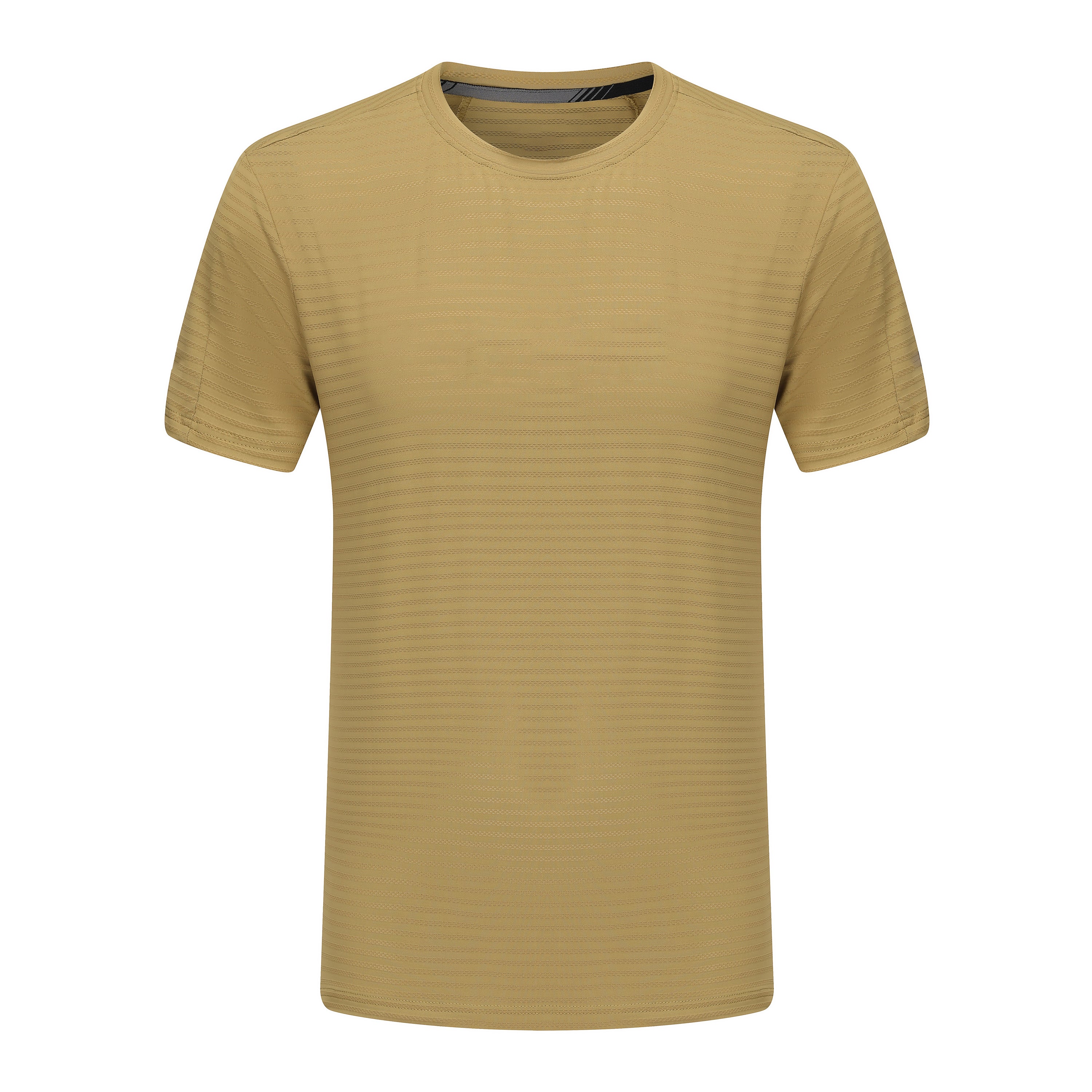 Men's Polyester Blend Casual Short Sleeve T-shirt