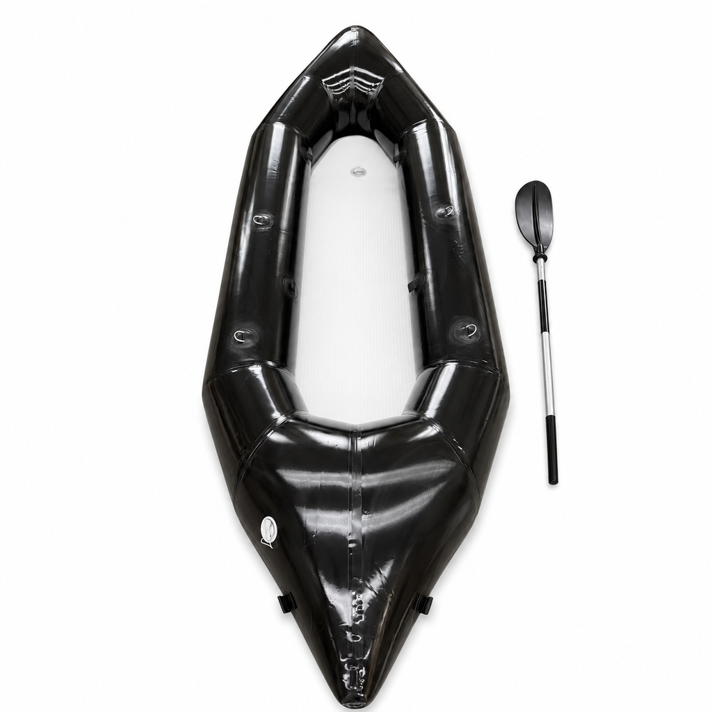 Ultra Light 2 Person Inflatable TPU Pack Boat for Drifting Camping & Outdoor Adventure