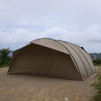 8 Person Extra Large Freestanding Single-Room 4-Season Tunnel Tent, UV Protection Luxury Glamping Tent for Outdoor Camping