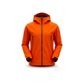 Women’s Vibrant Orange Hooded Softshell Jacket