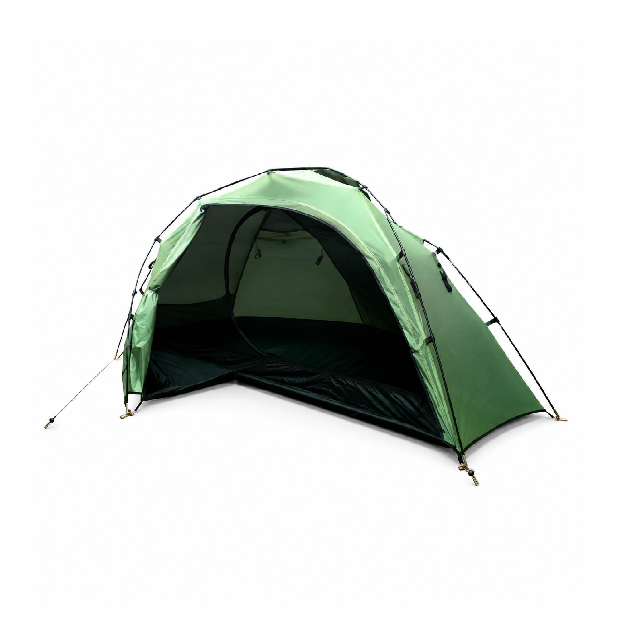 Single-Person 3‑Pole Double‑Layer Ultralight Frog Tent for Hiking & Backpacking